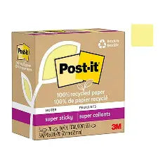 NOTES SUPER STICKY POST-IT 5 YELLOW PADS