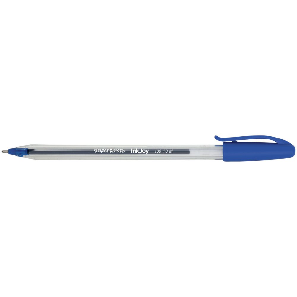 PEN PAPERMATE INKJOY 100 1.0MM MED BLUE PK10