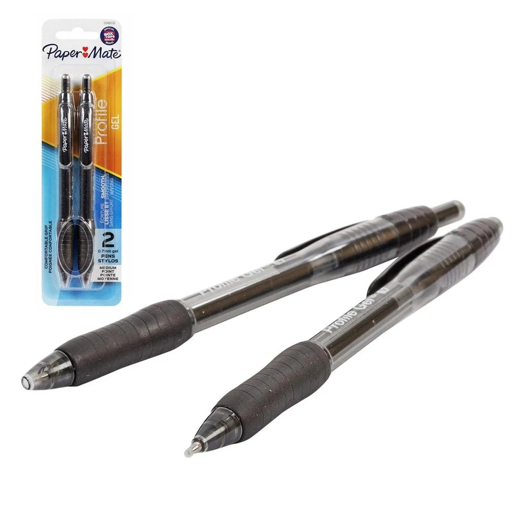 PEN PAPERMATE PROFILE GEL PEN POINT 0.7MM BLACK CD2